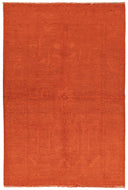 Gharni Orange Overdye 6x9 hand knotted rug