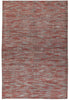 Striae Charcoal Red, a hand knotted rug designed by Tufenkian Artisan Carpets.
