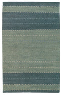 VISHNU COOL WATER, a hand knotted rug designed by Tufenkian Artisan Carpets.