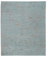 ICEPLUM RAINWATER, a hand knotted rug designed by Tufenkian Artisan Carpets.