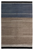 LOOP STRIPE GRAPHITE, a hand knotted rug designed by Tufenkian Artisan Carpets.