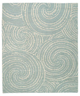 GALAXY CRYSTAL BLUE, a hand knotted rug designed by Tufenkian Artisan Carpets.