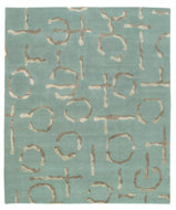 MERCURIO PEWTER LAKE, a hand knotted rug designed by Tufenkian Artisan Carpets.