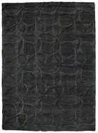 MOLECULAR LOOP GRAPHITE SHEARED, a hand knotted rug designed by Tufenkian Artisan Carpets.