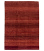 Persian gabbeh loribaft is a 8x11 hand knotted rug
