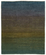 Twilight III Midnight, 8x10 hand knotted Armenian rug