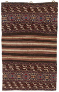 ANTIQUE ARMENIAN SOUMAKH BAG FACE, a hand knotted antique rug for sale by Tufenkian