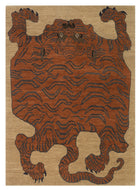 SYLVESTER RUST/TAN, a hand knotted rug designed by Tufenkian Artisan Carpets.