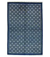 ANTIQUE CHINESE PAO TAO DO, BLUE - BROCADE