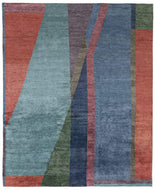 AVALON RED, a hand knotted rug by Tufenkian Artisan Carpets
