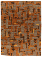 Bakuba Rust, a hand knotted rug design by Tufenkian Artisan Carpets