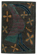 Bird Mocha, a hand knotted Nepalese rug design by Tufenkian Artisan Carpets