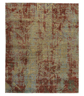 CITY LIGHTS CINNABAR, a hand knotted rug designed by Tufenkian Artisan Carpets.