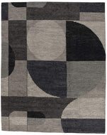 Cosmos Greyscale, a hand knotted rug designed by Tufenkian Artisan Carpets.