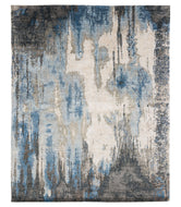 CAVERNS BLUE STEEL, a hand knotted rug designed by Tufenkian Artisan Carpets.