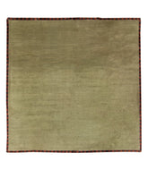 CHECK BORDER CUSTOM RUG