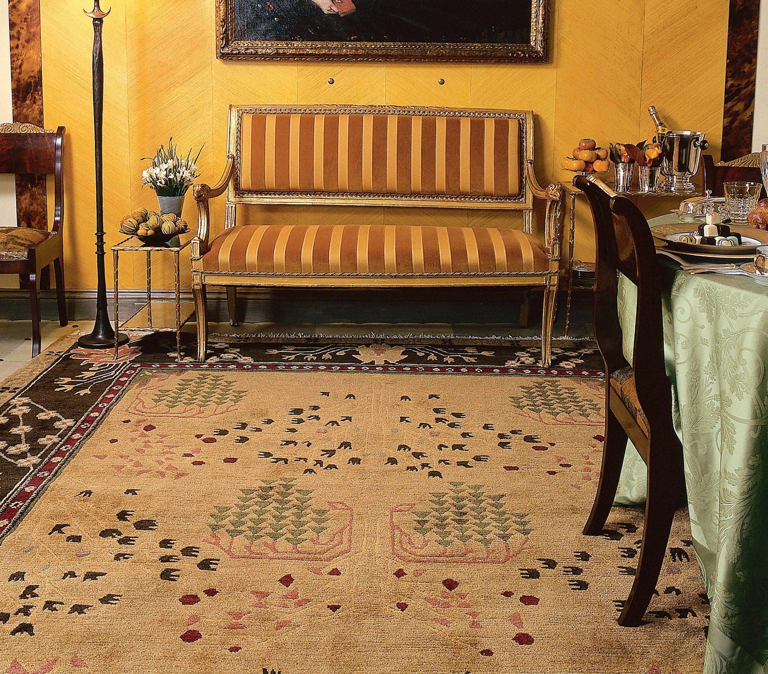 installation image of donegal branches umber earth room-image