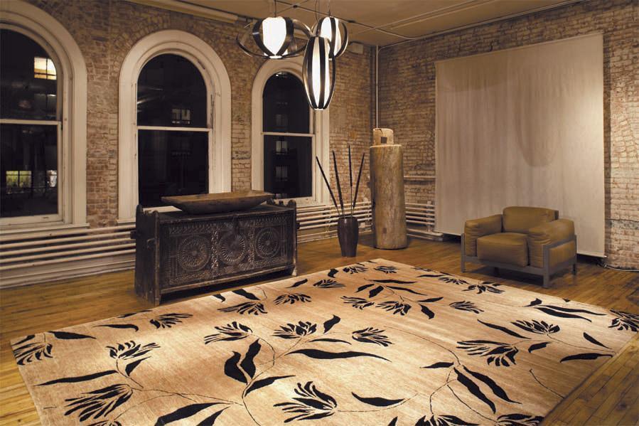 installation image of french tulips suede room-image