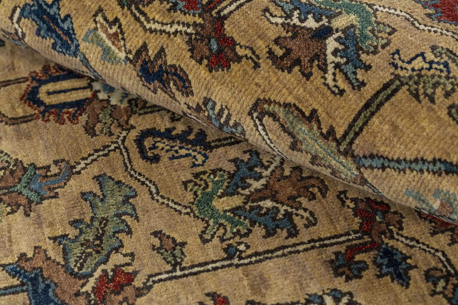 Detail of Classic Heriz Camel Sample