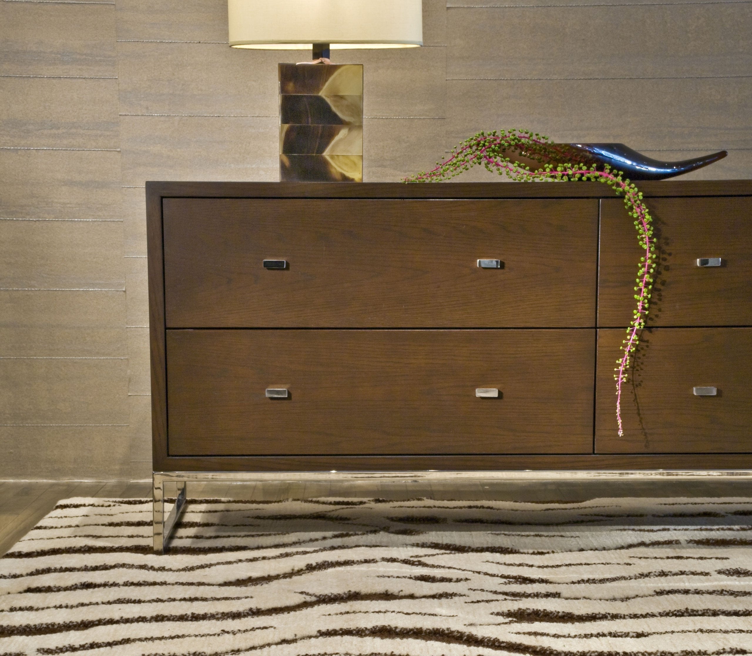 installation image of KILIMANJARO IVORY TUSK is a hand knotted rug by Tufenkian Artisan Carpets room-image
