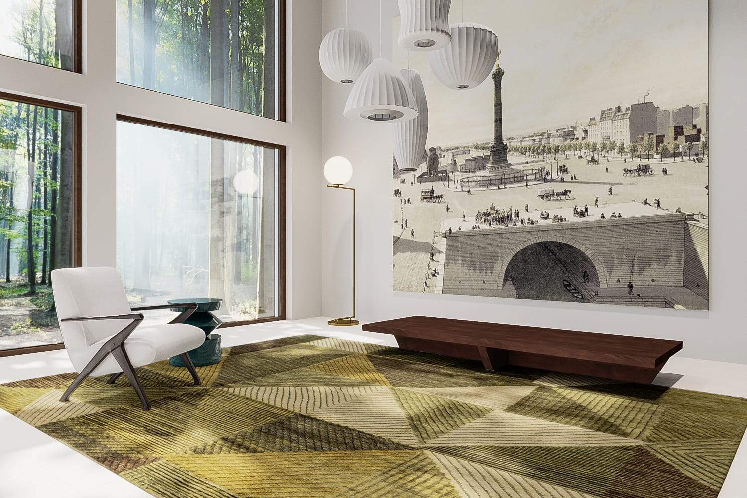 MINOS SAGE Products Tufenkian Artisan Carpets Lifestyle room-image