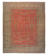 MAHABAD RUBY SHEARED, a hand knotted rug designed by Tufenkian Artisan Carpets.