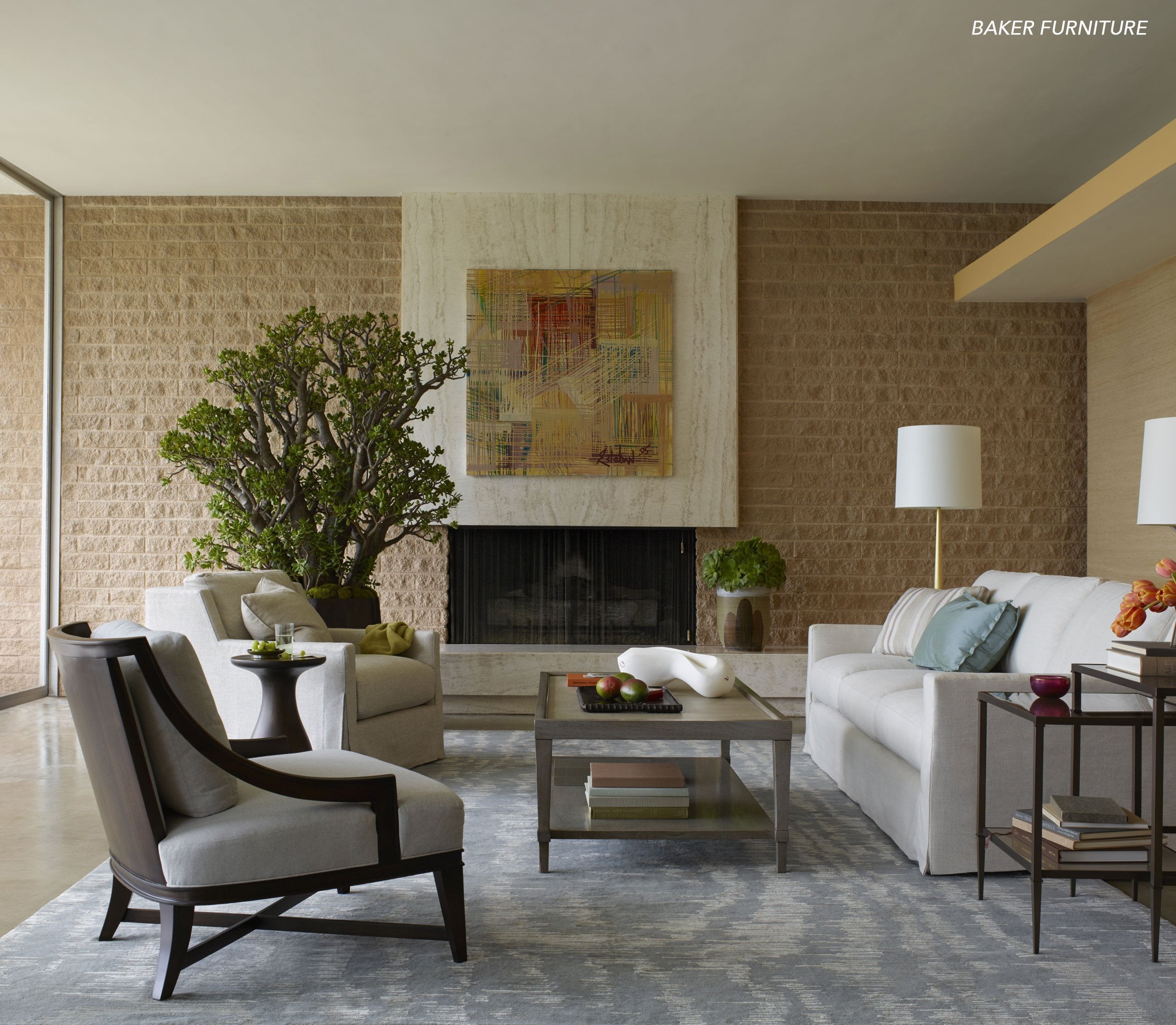 installation image of moire golden mist room-image