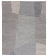 Mondrian Pebble, a hand knotted rug designed by Barbara Barry for Tufenkian