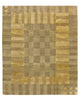 NOT ALL SQUARES STRAW is a hand knotted rug by Tufenkian Artisan Carpets