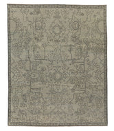 Oushak Grey is a hand knotted rug by Tufenkian 