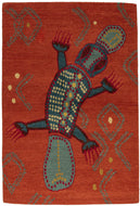 Platypus Orange is an animal themed rug design by Tufenkian Artisan Carpets