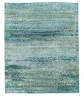 Prisma Aquamarine, a hand knotted rug designed by Tufenkian Artisan Carpets.