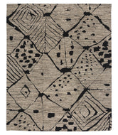 Rabat Natural Black, a hand knotted rug designed by Tufenkian Artisan Carpets.