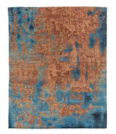 Sgraffito Fire, a hand knotted rug designed by Tufenkian Artisan Carpets.