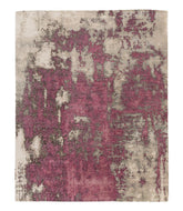 Sgraffito Merlot, a hand knotted rug designed by Tufenkian Artisan Carpets.