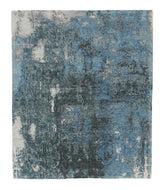 Sgraffito Midnight Blue, a hand knotted rug designed by Tufenkian Artisan Carpets.