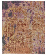 Sgraffito Papaya, a hand knotted rug designed by Tufenkian Artisan Carpets.