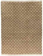 Brush Sprouts Taupe, a hand knotted rug by Tufenkian Artisan Carpets