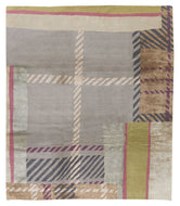 Striped Plaid Candy, a hand knotted rug designed by Tufenkian Artisan Carpets.