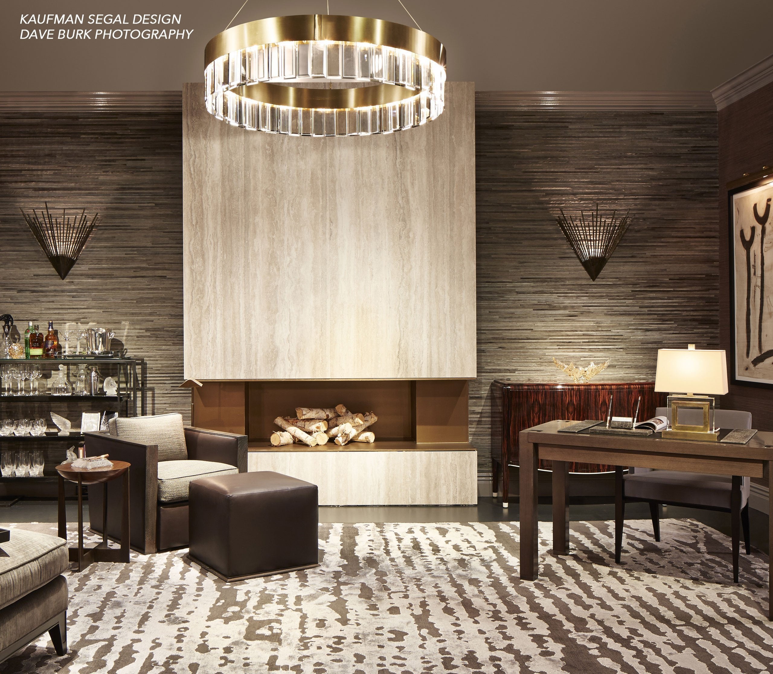 Installation of STREETS OF PARIS SMOKE, a hand knotted rug designed by Tufenkian Artisan Carpets. room-image