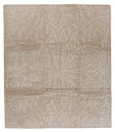 Tiara Latte, a hand knotted rug designed by Barbara Barry for Tufenkian