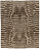 Tiger Stripe Brown Taupe, a hand knotted rug designed by Tufenkian Artisan Carpets