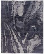 Shoreline Overdye Charcoal, a hand knotted rug designed by Tufenkian Artisan Carpets.