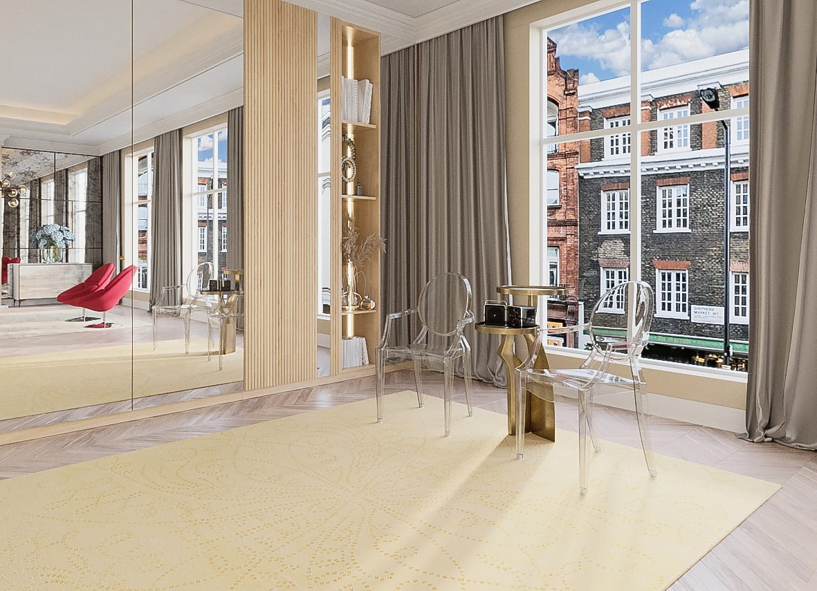 Install of Tiara Parchment room-image