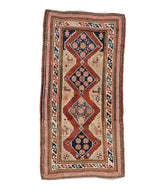 Antique Armenian Kazak  is a hand knotted rug