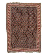 Antique Persian Senneh Kilim is a hand knotted rug