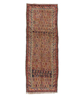 Antique Caucasian Shirivan Runner is a hand knotted rug