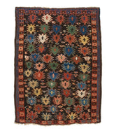 Antique Caucasian Seychour is a hand knotted rug