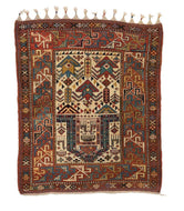 Antique Caucasian Prayer Rug is a hand knotted rug