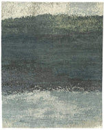 Watercolor Ocean Mist, a hand knotted rug designed by Tufenkian Artisan Carpets.